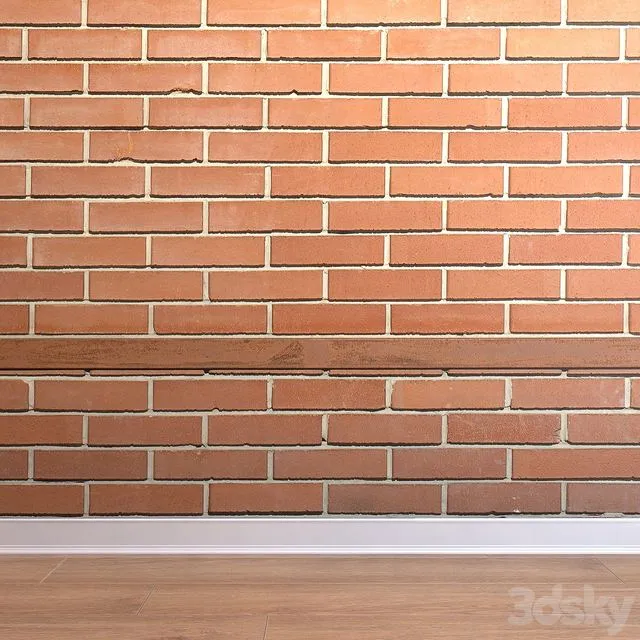 Brick masonry (Brick_014) 3D Model