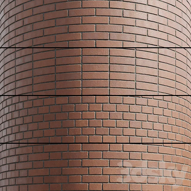 Brick Red 3D Model Brick Red 3D Model