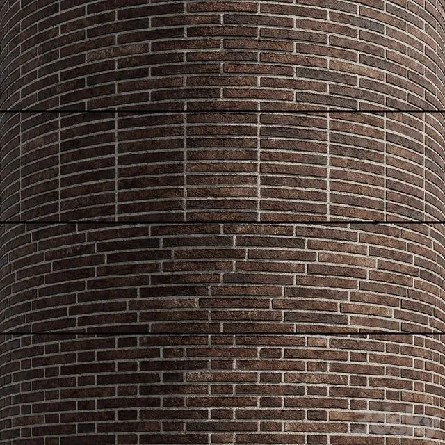 Brick Rigel Brown 3D Model