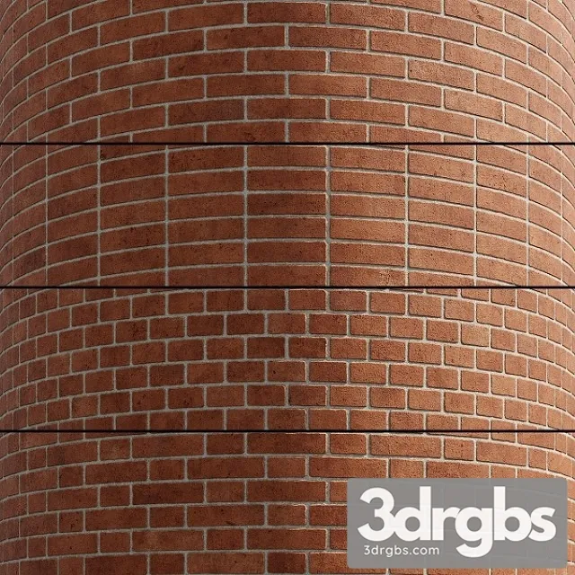 Brick Type 1 Red 3D Model Download
