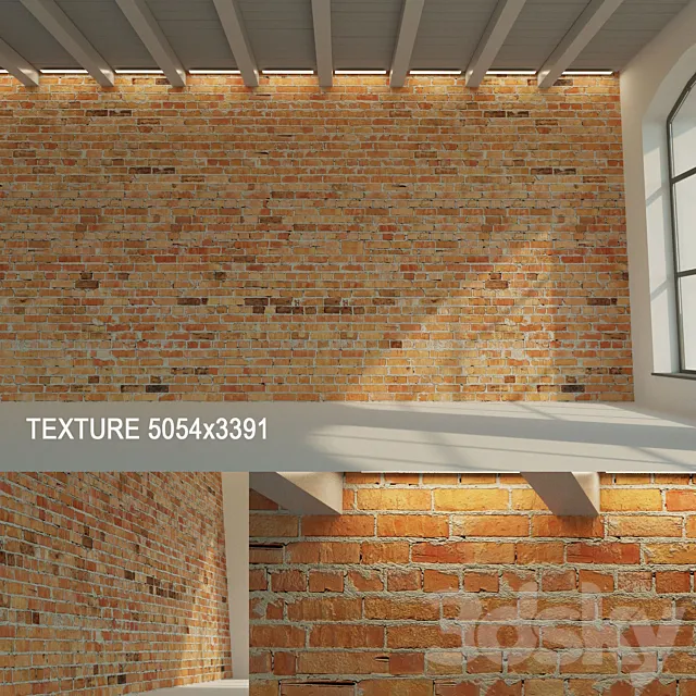 Brick Wall 11 3D Model