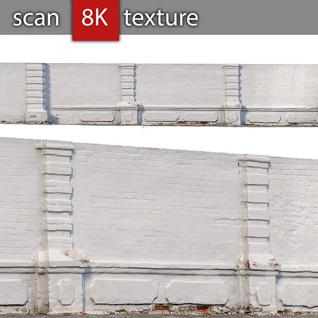 Brick wall 14 3D Model Brick wall 14 3D Model