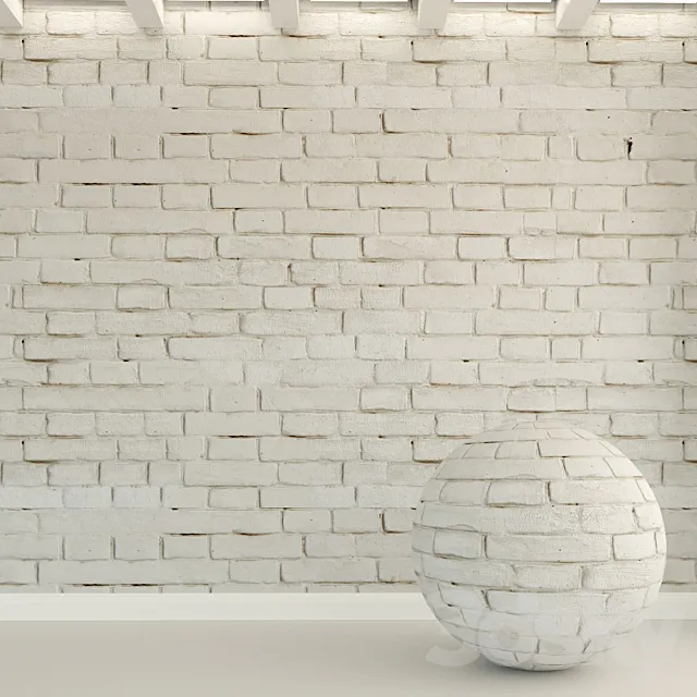Brick wall. Old brick. 122 3D Model