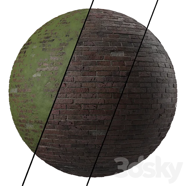 Bricks Materials 34- Pbr 4k Seamless 3D Model