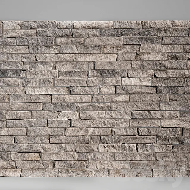 Bricks Wall 3DModel Bricks Wall 3DModel
