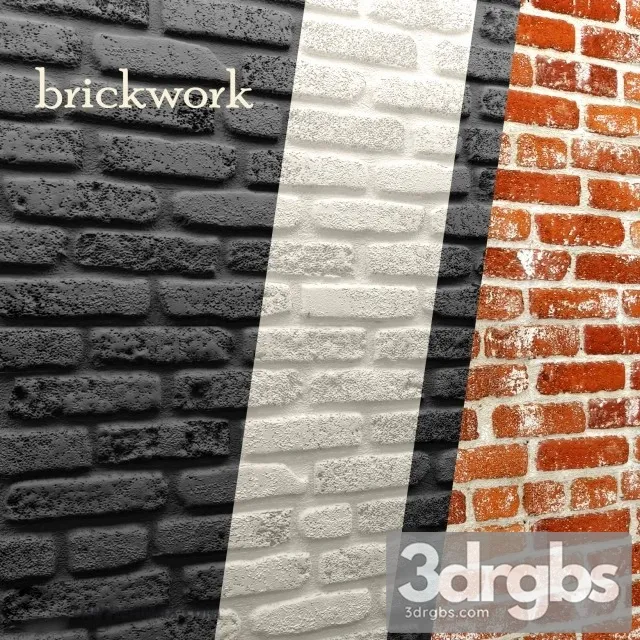 Bricks Wall RT3 3D Model Download
