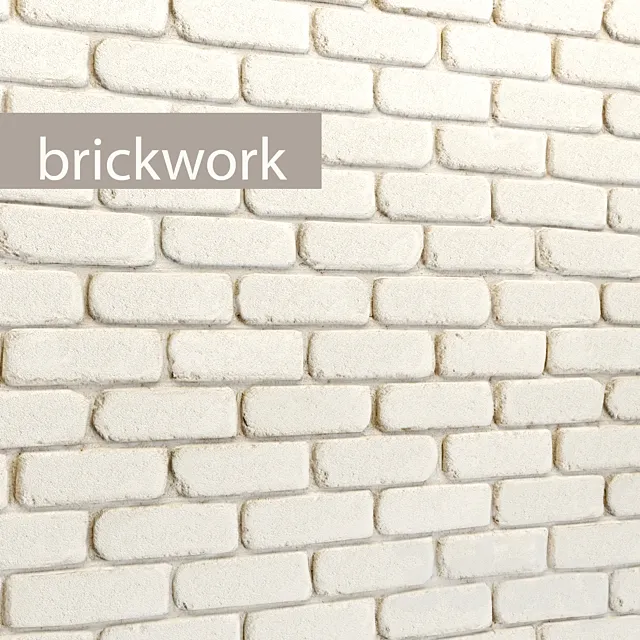 BrickworkBrickwork. brick. white. stone. stone decorative wall 3DModel BrickworkBrickwork. brick. white. stone. stone decorative wall 3DModel