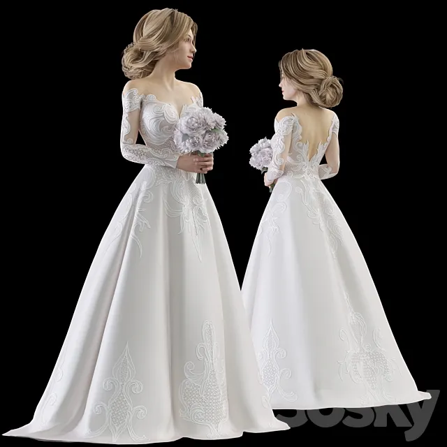 Bride 3DModel - 3DSKY Decor Helper