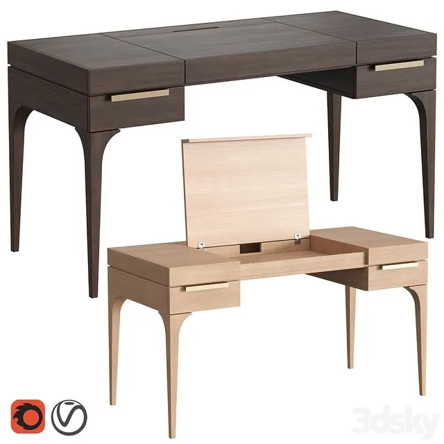 Bridge Desk by Dantone Home 3D Model