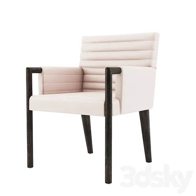 Bright Chair – GOSHA ARM CHAIR QUILTED 3D Model