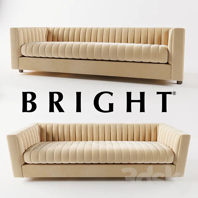 Bright – Gray Sofa 3D Model Bright – Gray Sofa 3D Model