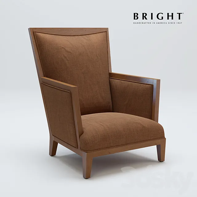BRIGHT LORIN LOUNGE CHAIR PLAIN – MOD.7200DA 3D Model