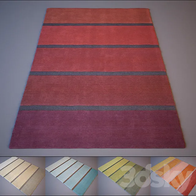 Brink Campman Rugs &_Luna stairs 3D Model Brink Campman Rugs &_Luna stairs 3D Model