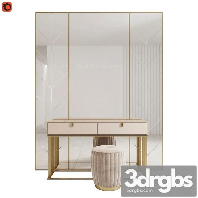 Brisbane console table frato 2 3D Model Download