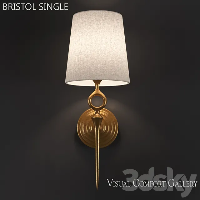 Bristol single VISUAL COMFORT GALLERY 3D Model Bristol single VISUAL COMFORT GALLERY 3D Model