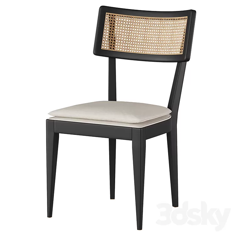 Britt Dining Chair 3D Model Free Download