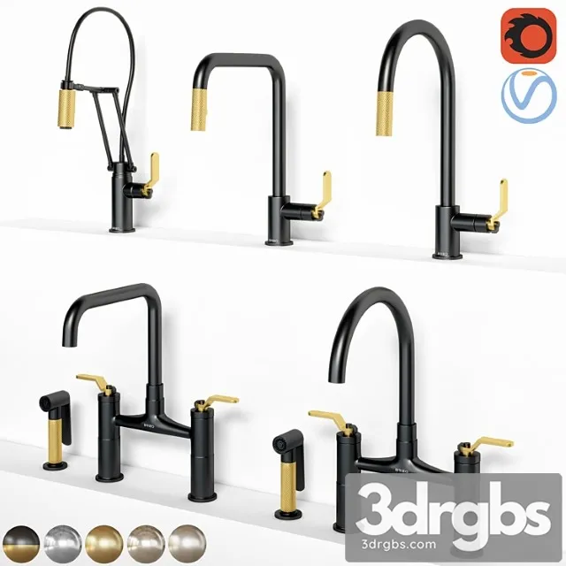 Brizo Kitchen Set 3D Model Download