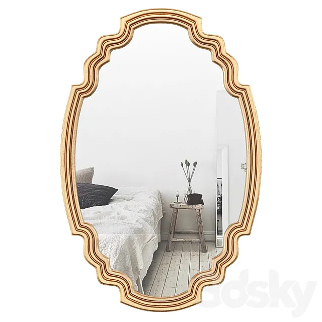 Broadmeadow Accent Wall Mirror ROSP5037 3DModel Broadmeadow Accent Wall Mirror ROSP5037 3DModel