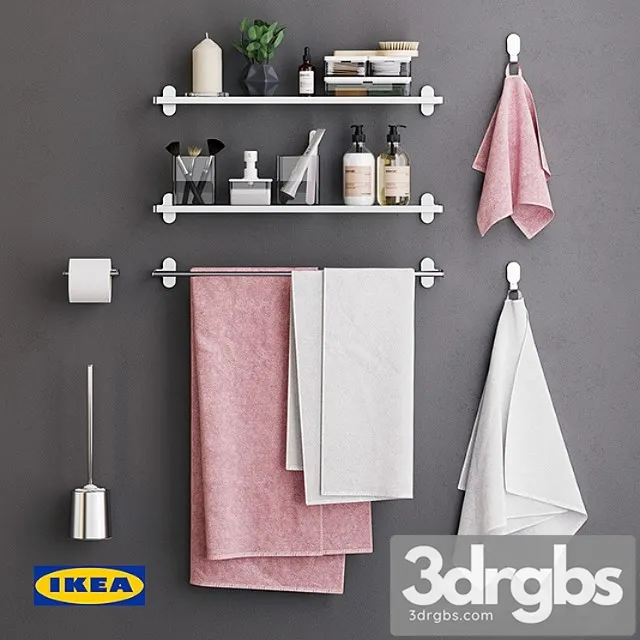 Brogrund Bath Set 3D Model Download