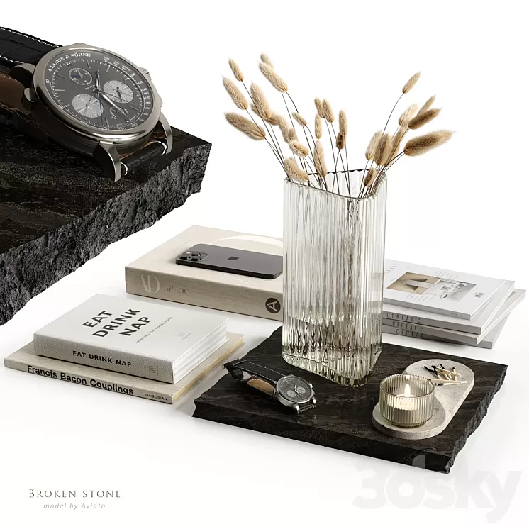 broken stone 3D Model Free Download