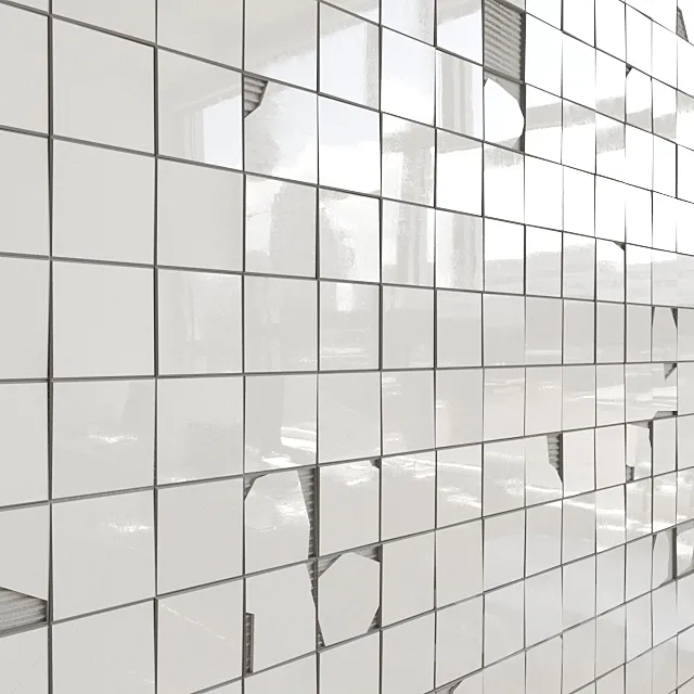 Broken tiles 3D Model