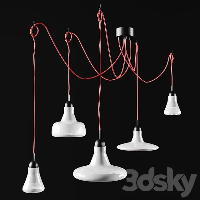 BROKIS SHADOW 5ER SET PENDANT LIGHT 3DModel BROKIS SHADOW 5ER SET PENDANT LIGHT 3DModel