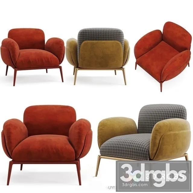 Broklyn Armchair 3D Model Download Broklyn Armchair 3D Model Download