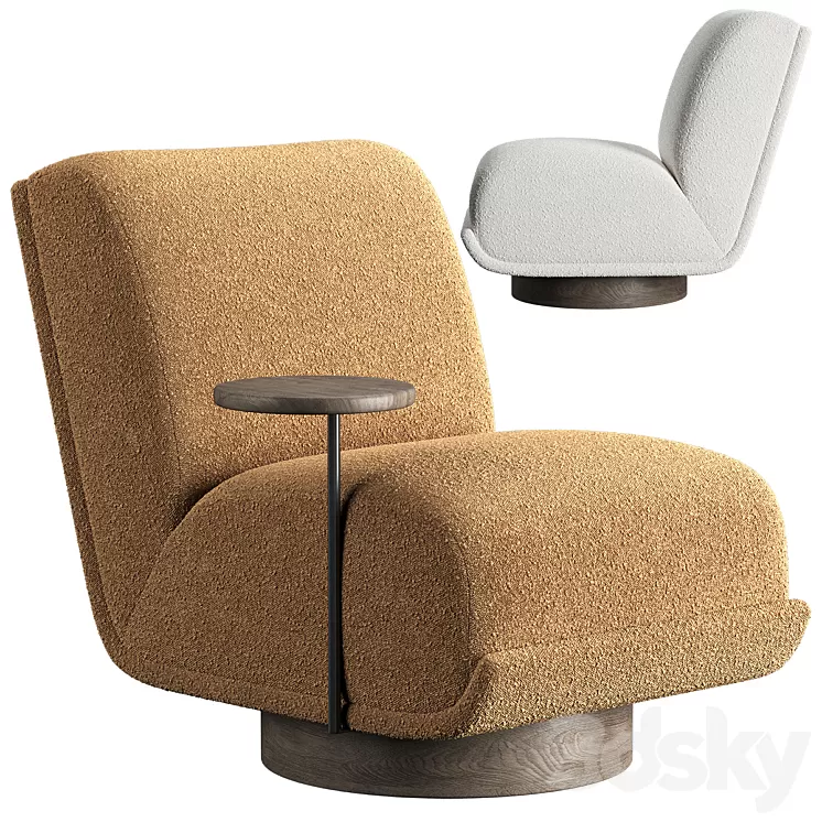 Bronwyn Swivel Chair 3D Model Bronwyn Swivel Chair 3D Model