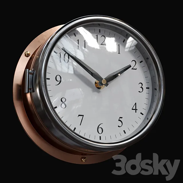 Bronze Clock 3DModel Bronze Clock 3DModel
