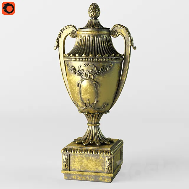 Bronze vase 3D Model