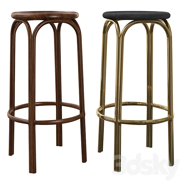 Brooklyn Bar Stool Vondom 3DModel