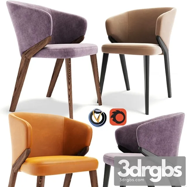 Bross nora armchair 2 3D Model Download