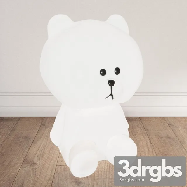 Brown Xl Lamp 1 3D Model Download