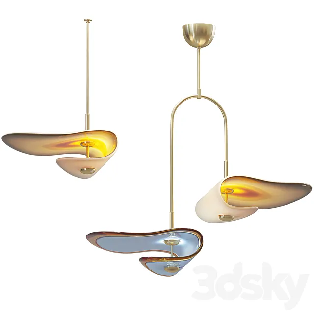 Brume Chandelier 3D Model Brume Chandelier 3D Model