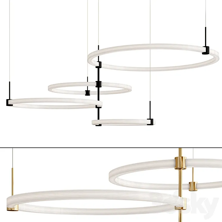 BRUNI Chandelier 3D Model Free Download