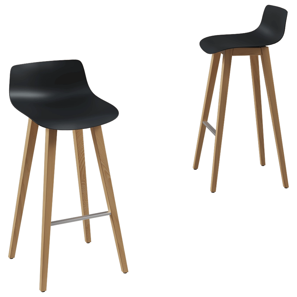 Brunner – Barstool due 3801 3D Model Brunner – Barstool due 3801 3D Model