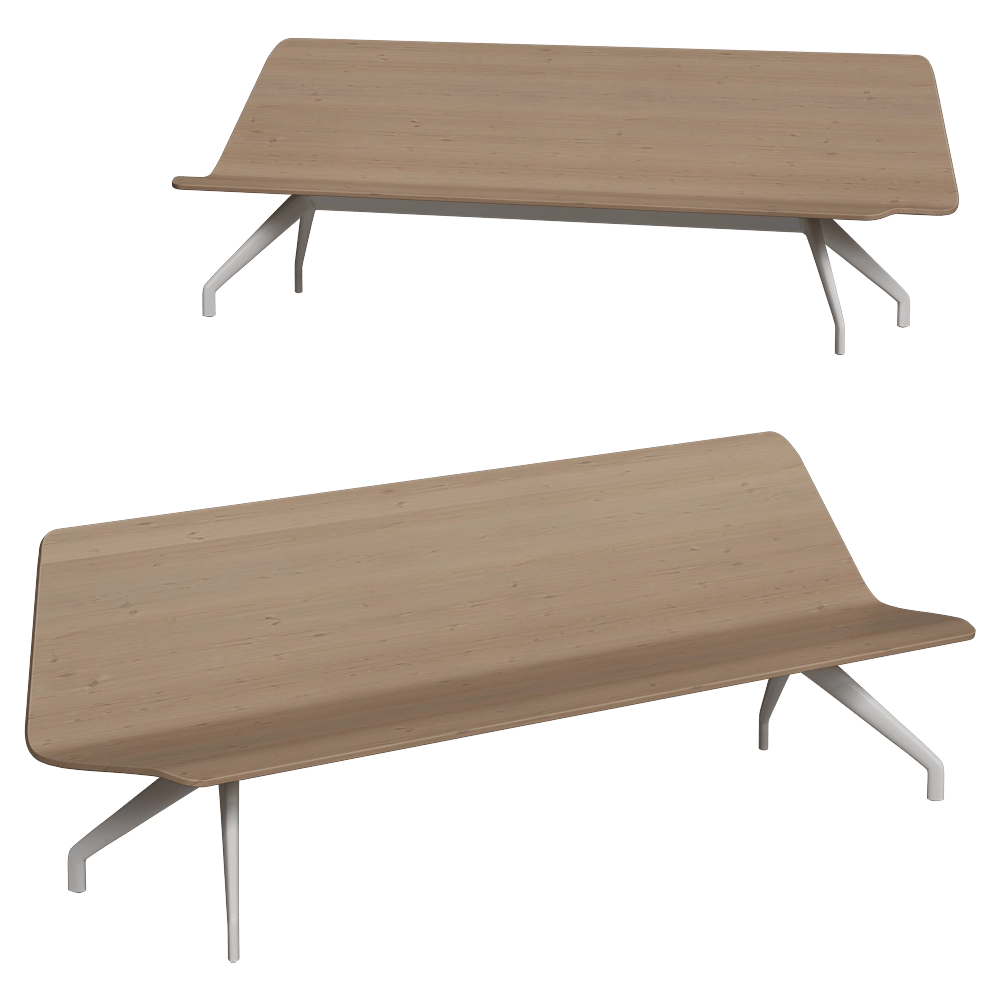 Brunner – Bench timber 3D Model