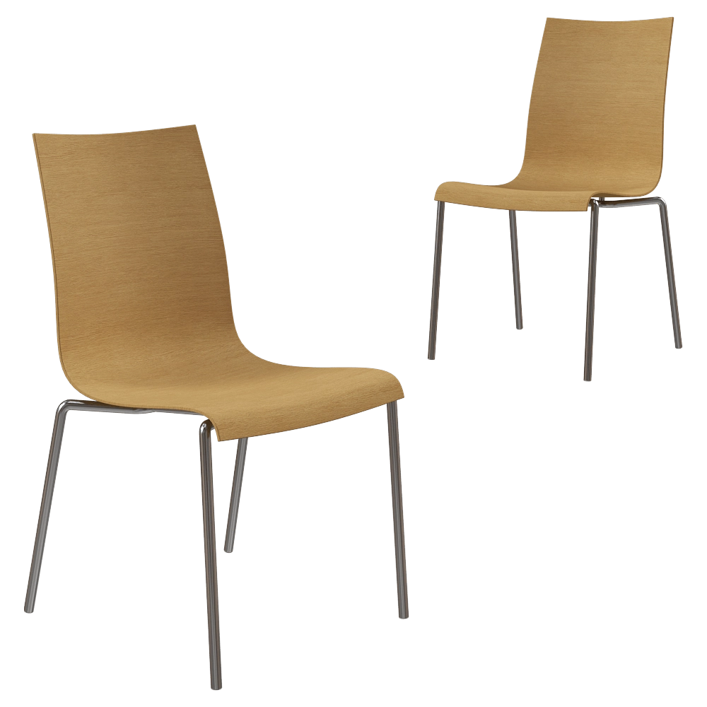 Brunner – Chair fina Wooden 3D Model