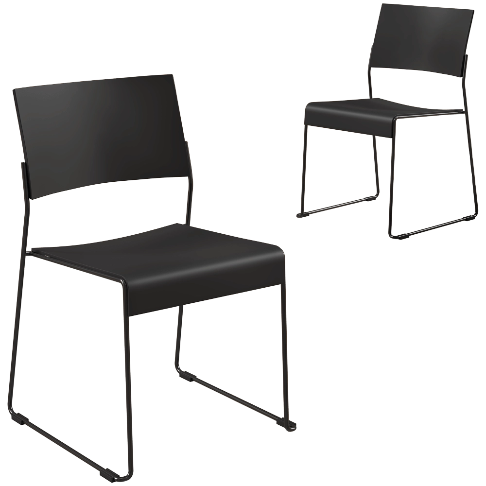 Brunner – Chair linos Stacking plastic 3D Model