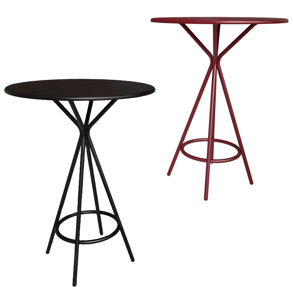 Brunner – Coffee table crona steel 3D Model