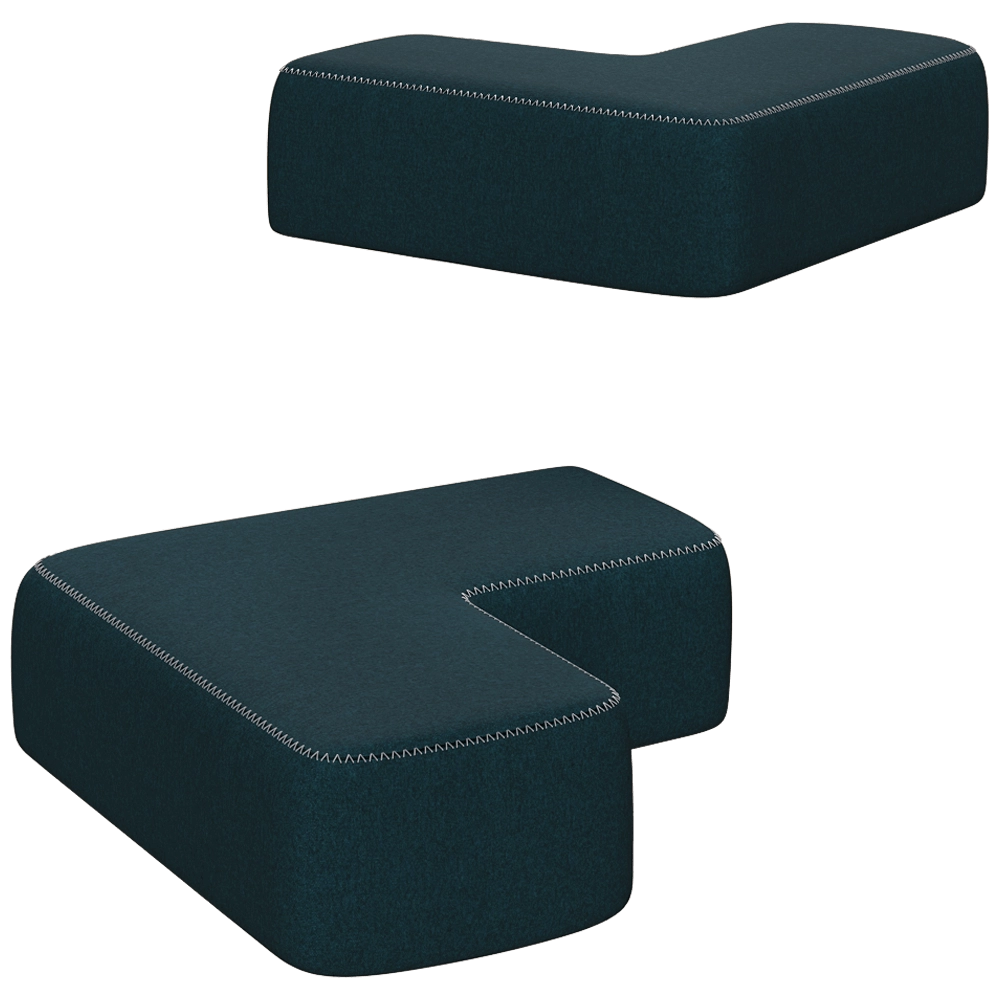 Brunner – Pouf pads 3D Model