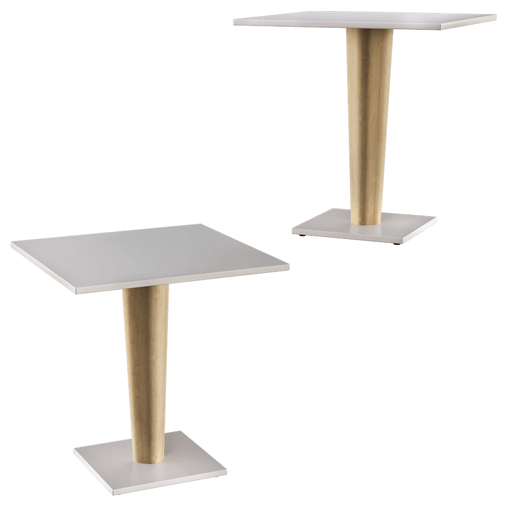 Brunner – Table Due Bistro 3D Model