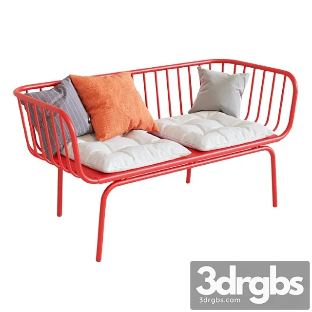 Brusen sofa by ikea 2 3D Model Download