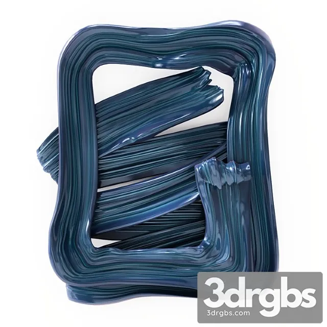 Brush Trail Art 3D Model Download