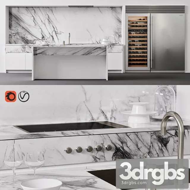 Brutal kitchen piet boon 3D Model Download