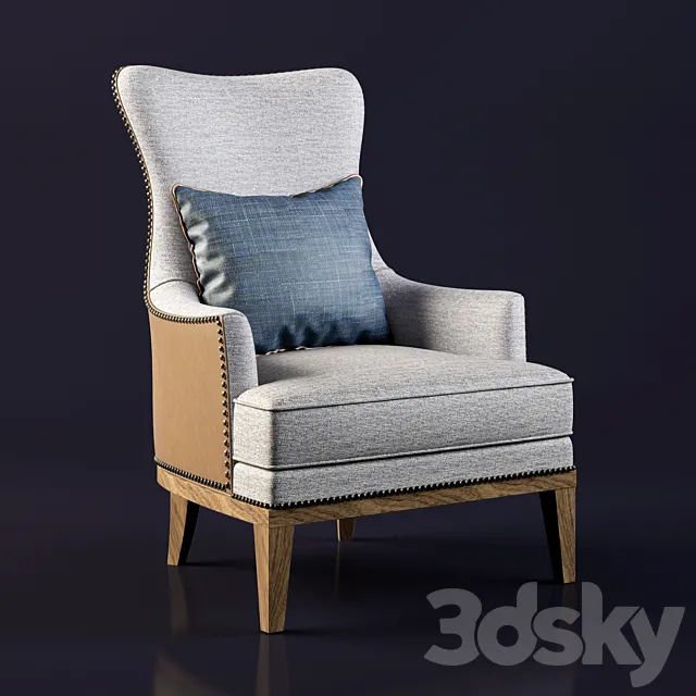Bryn Wing Chair 3DModel