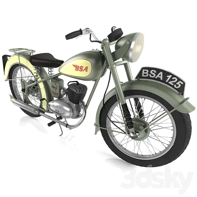 BSA Bantam D1 3DModel
