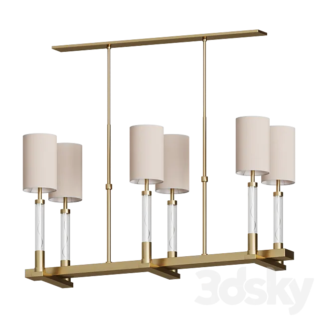BSA123 TRIANON CEILING LIGHT Baker 3D Model BSA123 TRIANON CEILING LIGHT Baker 3D Model