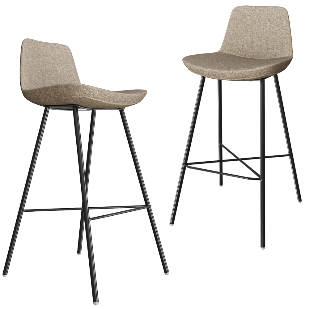 B&T Design – Bar stool Pera X Base 3D Model B&T Design – Bar stool Pera X Base 3D Model