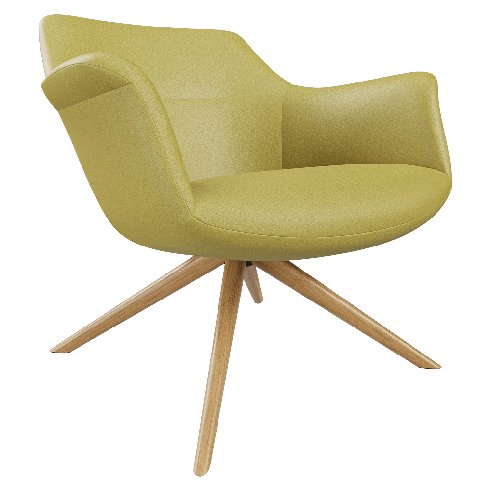 B&T Design – Lounge chair Rego 3D Model